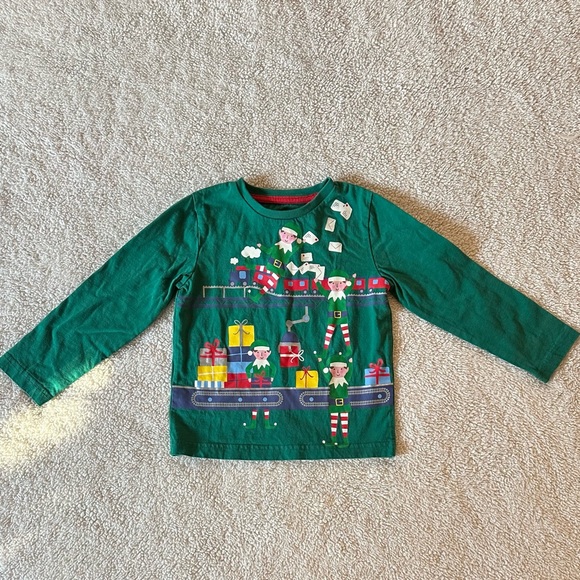 Mini Boden Christmas Shirt - Picture 2 of 5